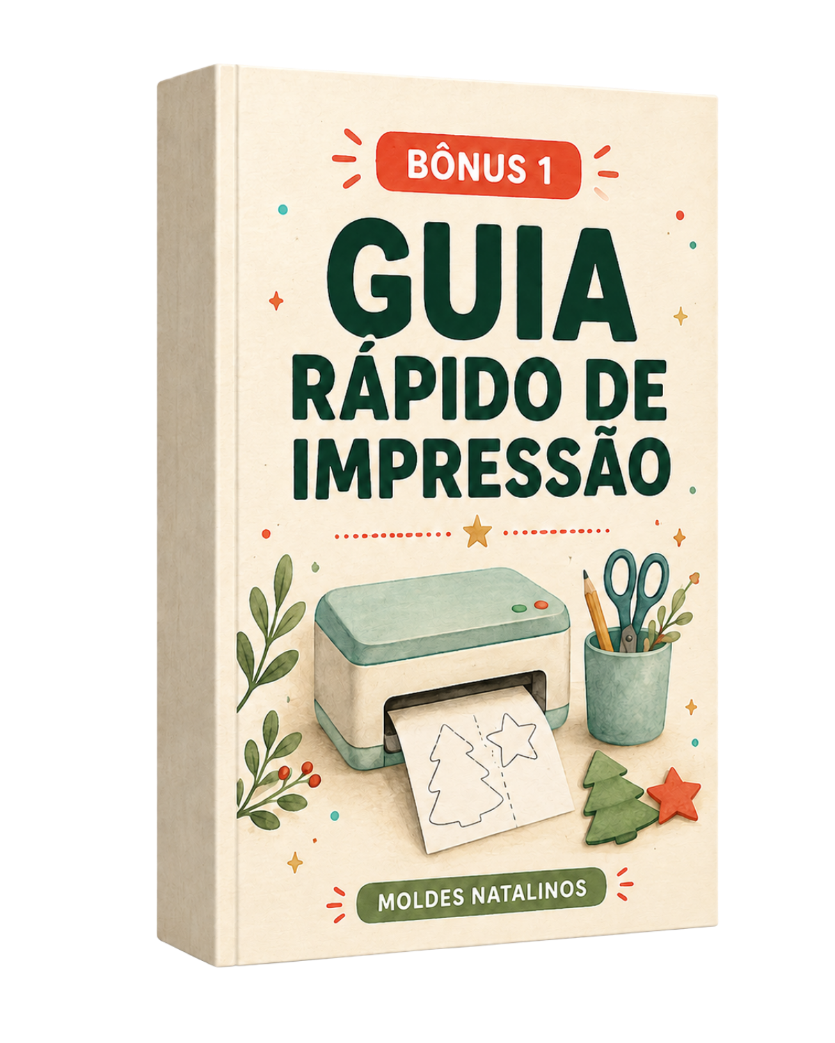 Mockup do bônus Guia Rápido de Impressão